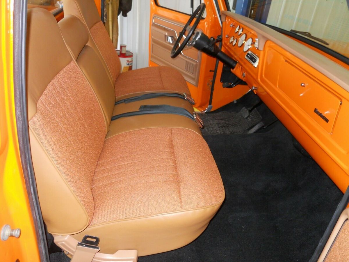 1975 Orange Ford F-150 Standard Cab Pickup