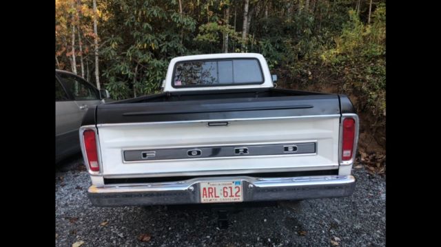 1975 Black Ford F-150 Standard Cab Pickup