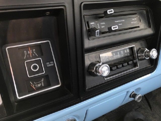 1975 Blue Ford F-250 Standard Cab Pickup