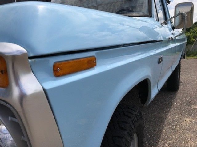 1975 Blue Ford F-250 Standard Cab Pickup