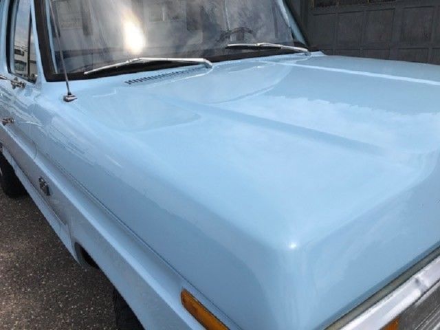 1975 Blue Ford F-250 Standard Cab Pickup
