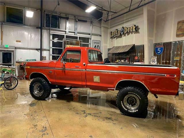 1975 Red Ford Other Pickups Pickup Truck
