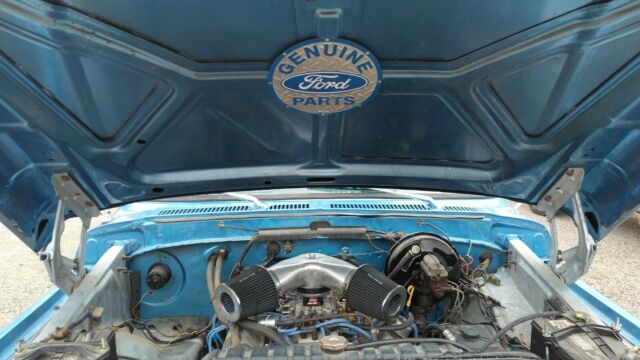 1975 Blue Ford F-250 Crew Cab Pickup