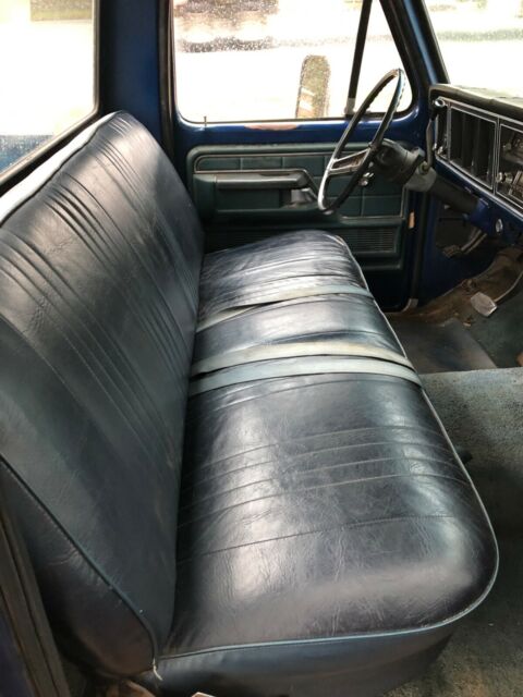 1975 Blue Ford F-250 Standard Cab Pickup
