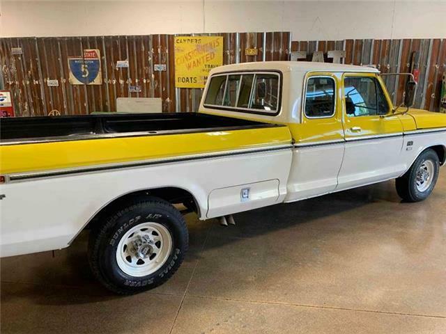 1975 Yellow Ford F-350 Pickup Truck