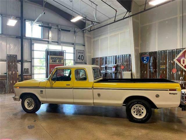 1975 Yellow Ford F-350 Pickup Truck