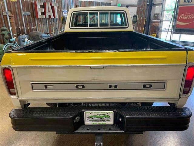 1975 Yellow Ford F-350 Pickup Truck