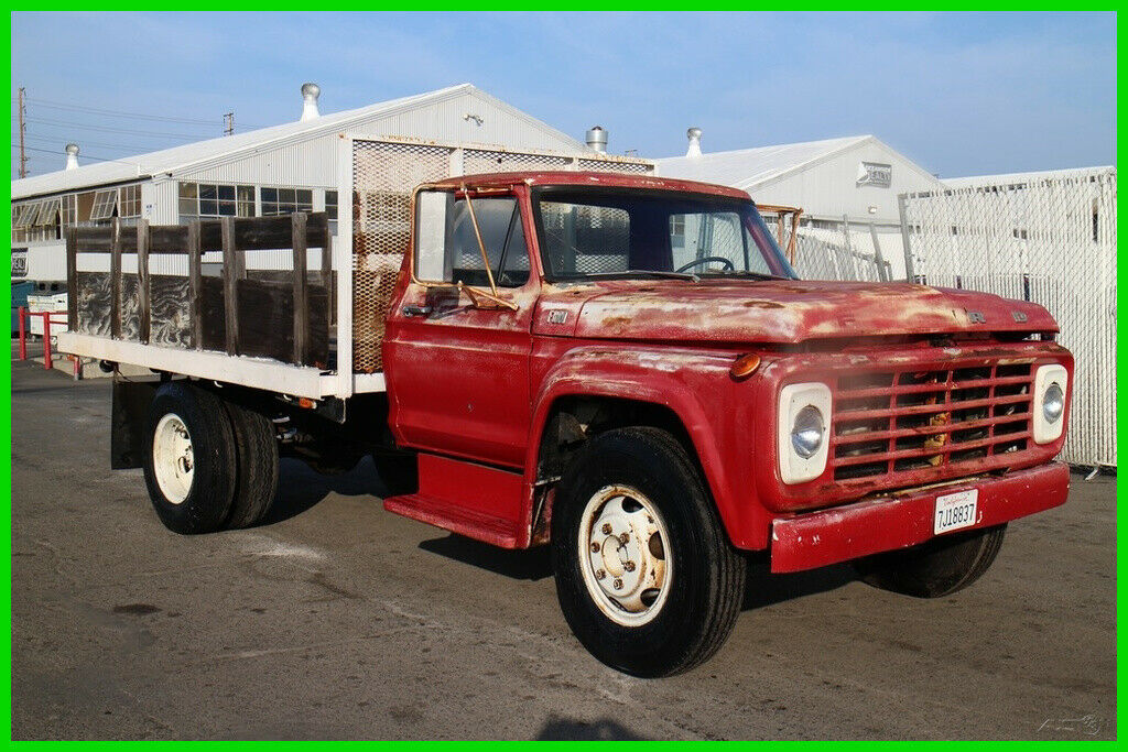 1975 Red Ford F-500 Dump Truck Other