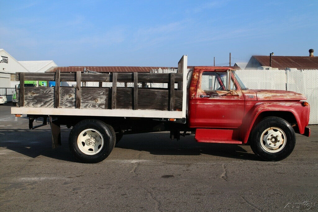 1975 Red Ford F-500 Dump Truck Other
