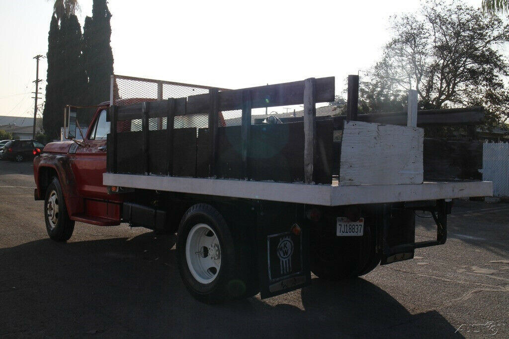 1975 Red Ford F-500 Dump Truck Other