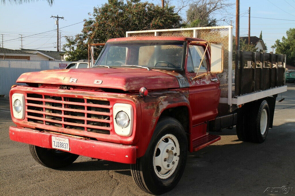 1975 Red Ford F-500 Dump Truck Other