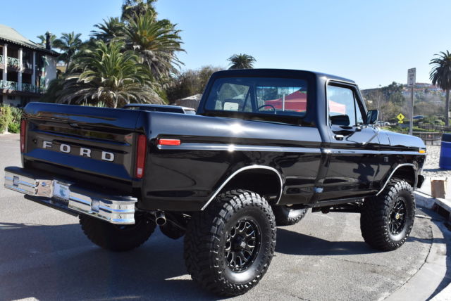 1975 Black Ford F100 Pickup Truck