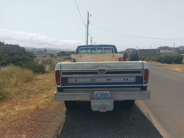 1975 Blue & White Ford F-250 Standard Cab Pickup