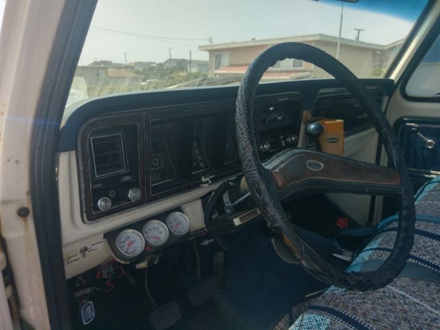 1975 Blue & White Ford F-250 Standard Cab Pickup