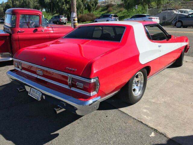 1975 Red Ford Torino Coupe