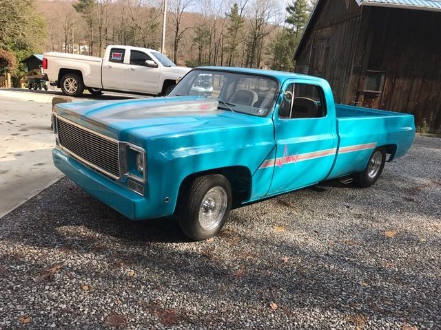 1975 Aqua GMC Sierra 1500 Regular cab