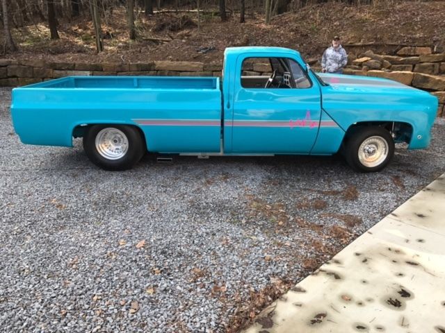 1975 Aqua GMC Sierra 1500 Regular cab