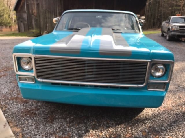 1975 Aqua GMC Sierra 1500 Regular cab