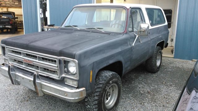 1975 Black GMC Jimmy SUV