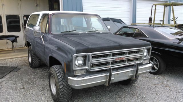 1975 Black GMC Jimmy SUV