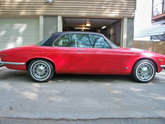 1975 Carmine Red Jaguar XJ6 Coupe