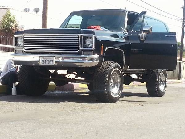 1975 Black Chevrolet Blazer 4x4