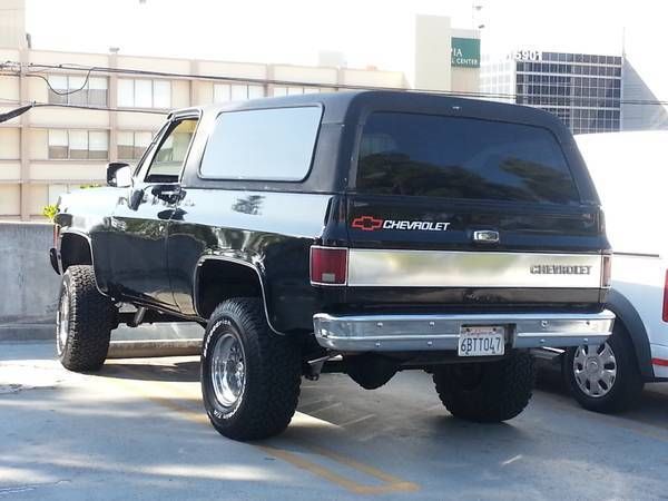 1975 Black Chevrolet Blazer 4x4