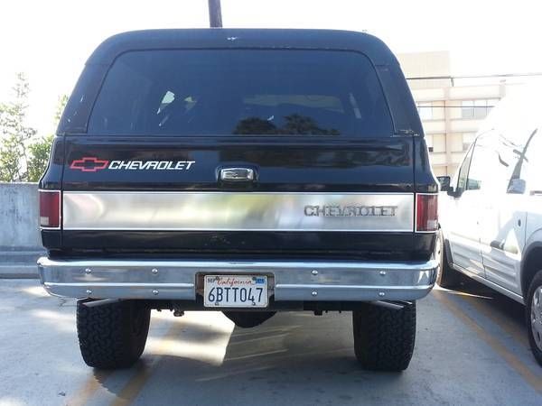 1975 Black Chevrolet Blazer 4x4