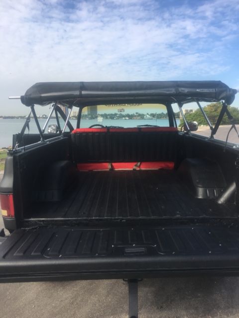 1975 Black Chevrolet Blazer Convertible