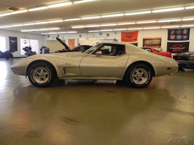 1975 Silver Chevrolet Corvette