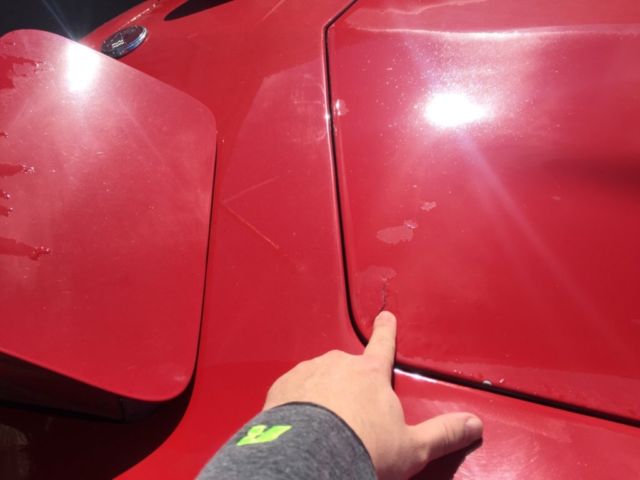 1975 Red Chevrolet Corvette Convertible