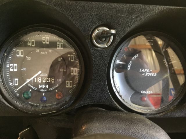 1975 Black Land Rover Defender