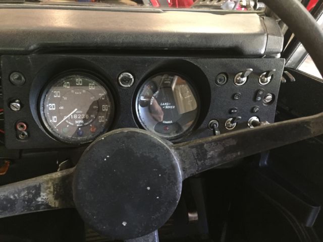 1975 Black Land Rover Defender