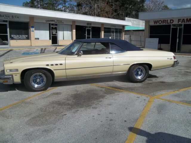 1975 tan Buick LeSabre Convertible