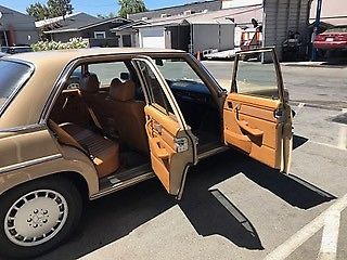 1975 Tan Mercedes-Benz 200-Series Sedan
