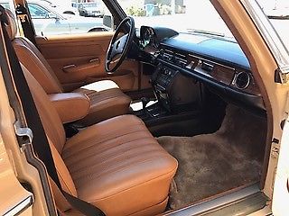1975 Tan Mercedes-Benz 200-Series Sedan