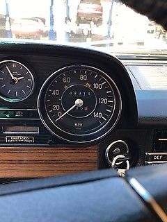 1975 Tan Mercedes-Benz 200-Series Sedan