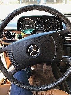 1975 Tan Mercedes-Benz 200-Series Sedan