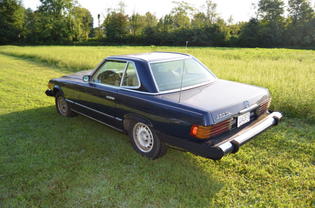 1975 Blue Mercedes-Benz 400-Series Convertible