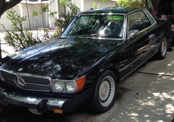 1975 Black Mercedes-Benz 400-Series Coupe