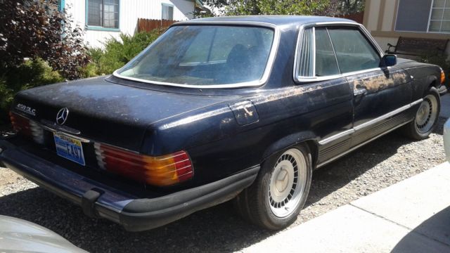 1975 Black Mercedes-Benz 400-Series Coupe