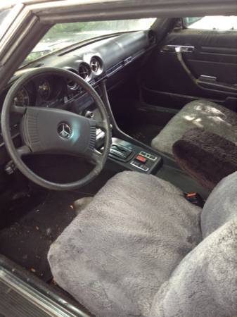 1975 Black Mercedes-Benz 400-Series Coupe