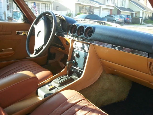 1975 Gold Mercedes-Benz SL-Class Convertible