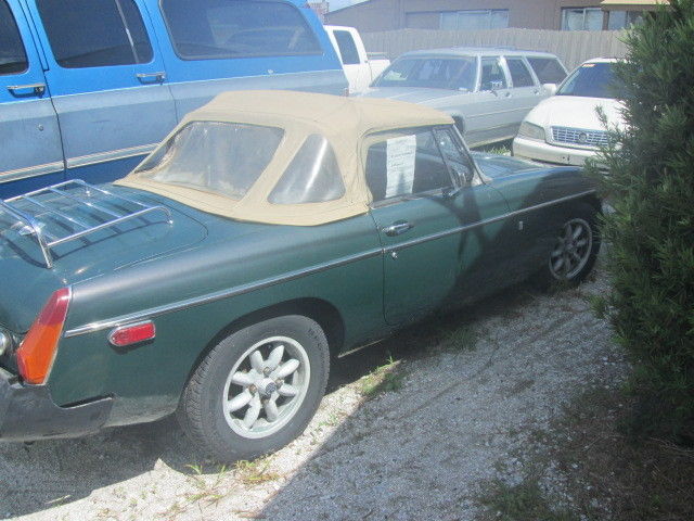 1975 Green MG MGB Convertible