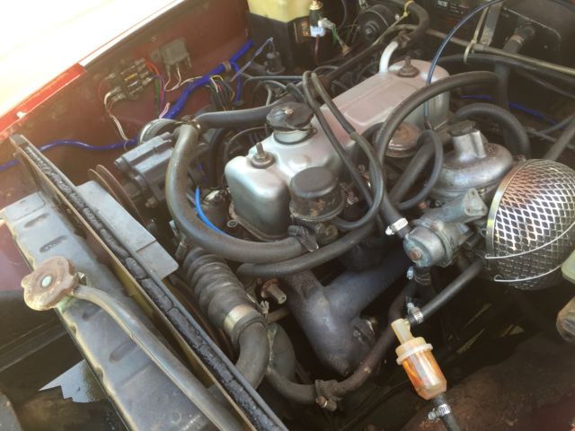 1975 Red MG MGB Convertible