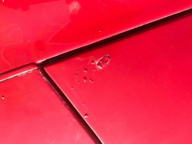 1975 Red MG MGB Convertible