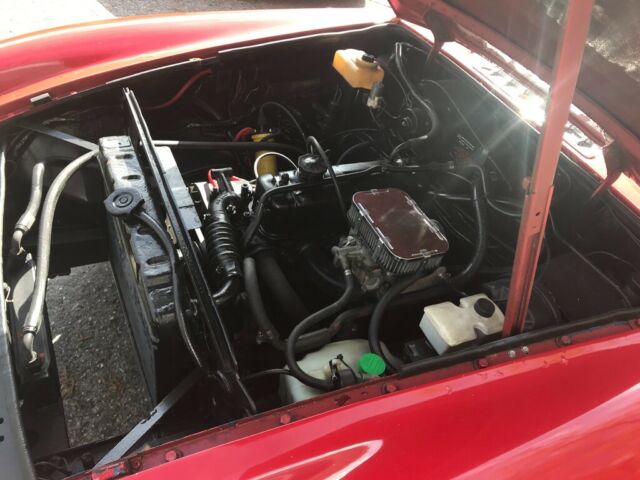 1975 Red MG MGB Convertible