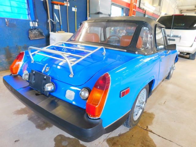1975 Blue MG Midget Convertible