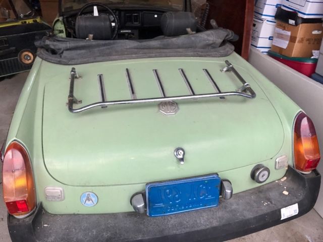 1975 Green MG MGB Convertible