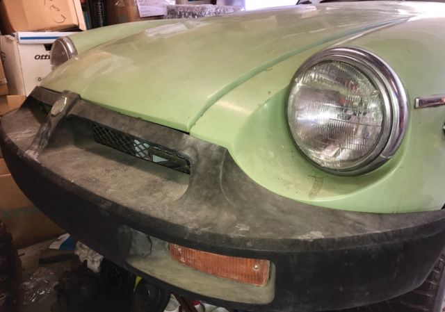 1975 Green MG MGB Convertible